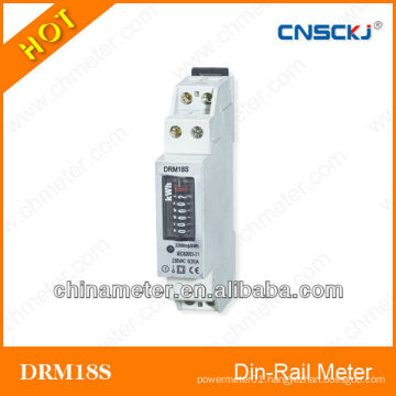 single phase DIN-rail watt-hour meter